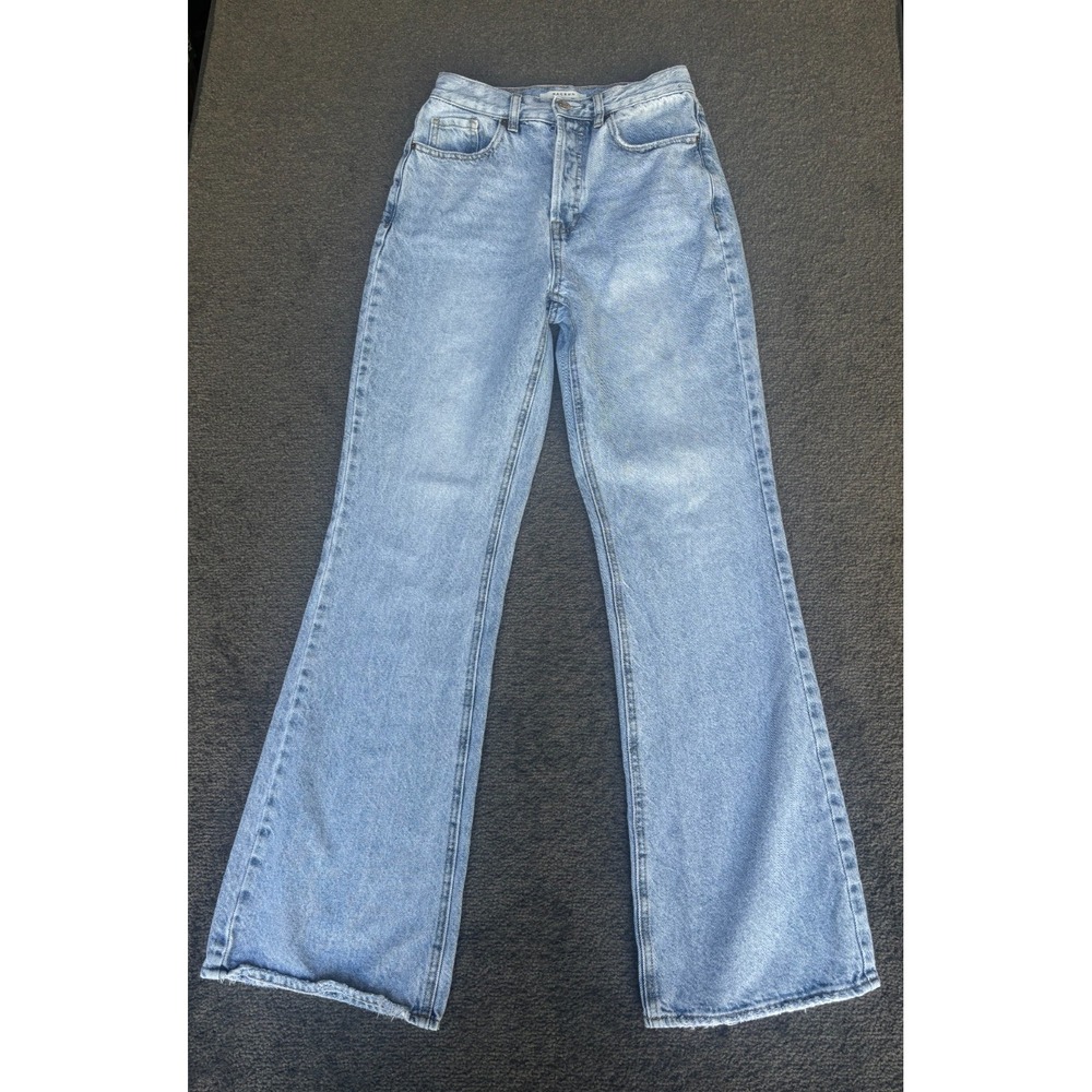 Pacsun Bootcut Jeans Women's 26 Blue Denim 100%‎ Cotton High Rise Button Fly